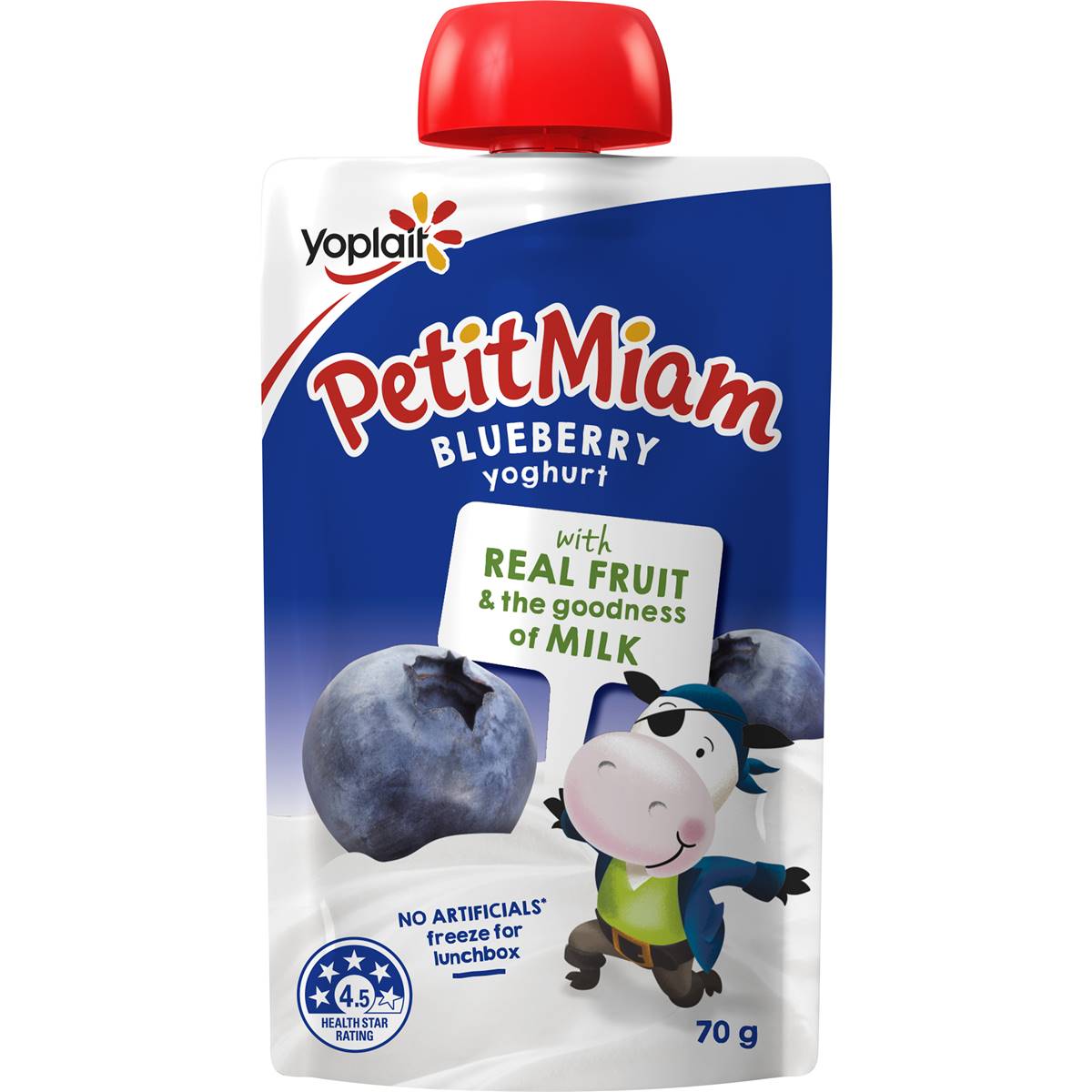 Yoplait Petit Miam Squeezie Yoghurt Blueberry Woolworths