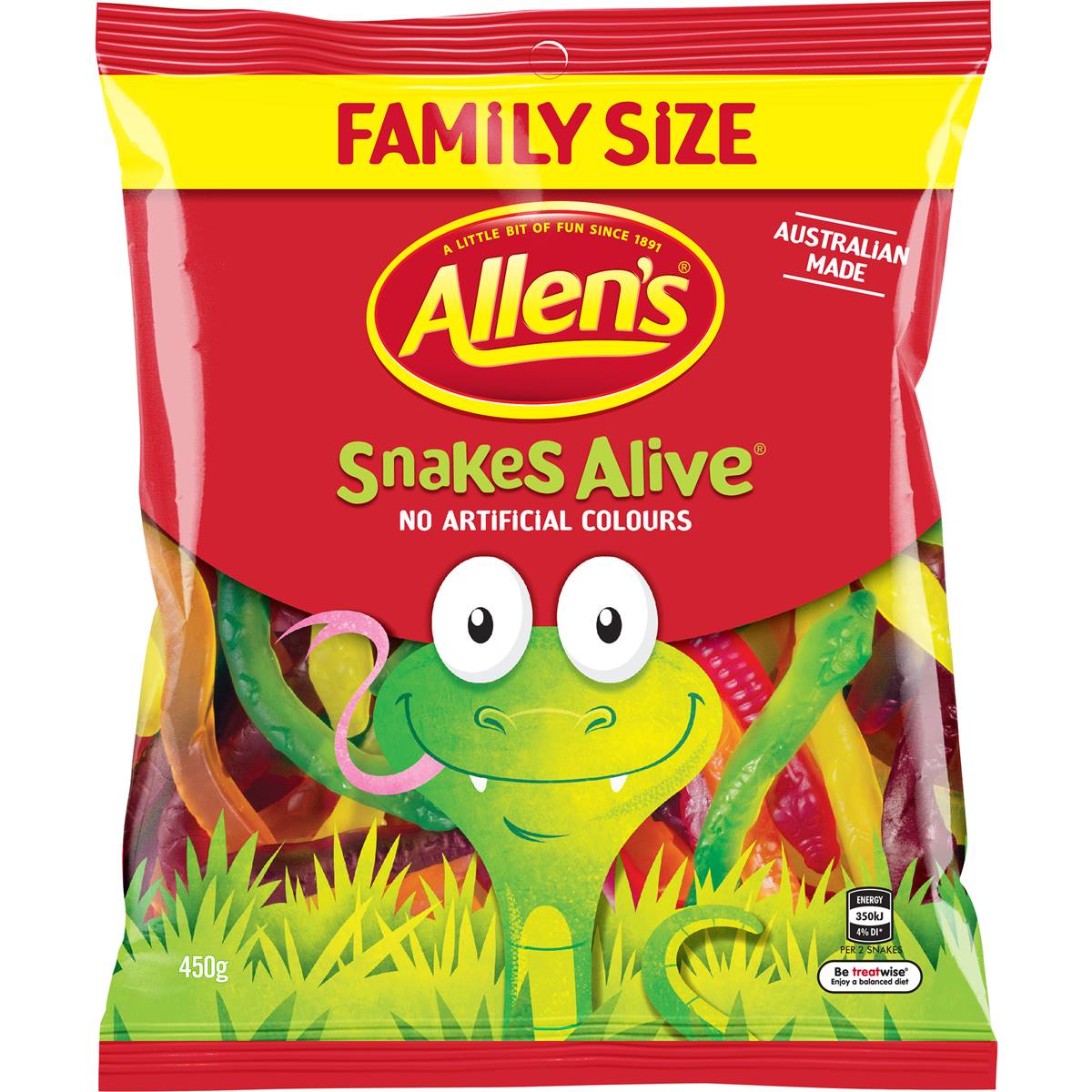 Allen's Snakes Alive Lollies | Woolworths
